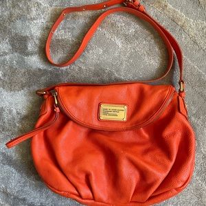 MARC BY MARC JACOBS Orange Leather Natasha Crossbody Bag
